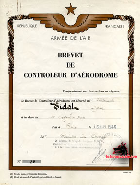 Brevet de controleur d'aérodrome