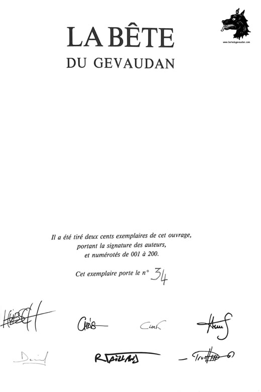 Book Dugay - Hübsh - The Beast of Gévaudan