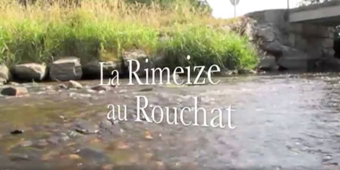 La rivière Rimeise près du village du Rouchat
