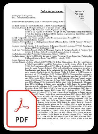 Alain Bonnet Chronodoc index