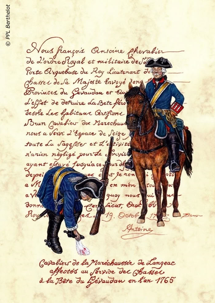 Cavaliers de la Maréchaussée de Langeac - © PPL. Berthelot